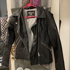 Faux leather jacket